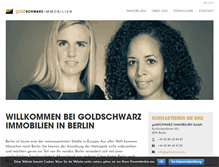 Tablet Screenshot of goldschwarz.de